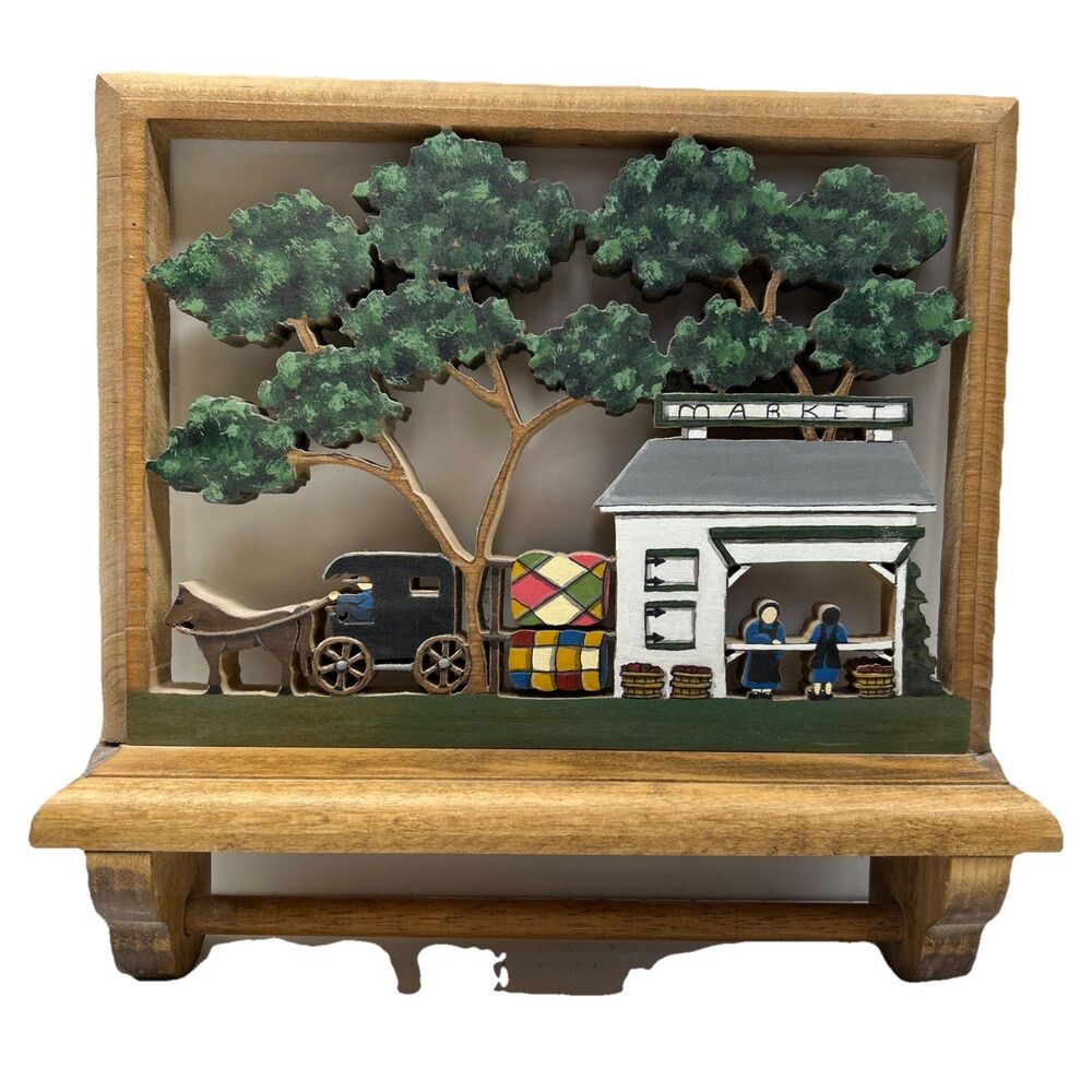 Vintage Wall Decor 3D Art Work Towel Hanger